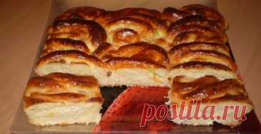 Творожный пирог Улитки — Домашняя кулинария