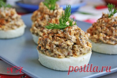 Закуска из необычных «фаршированных» яиц,праздничная : Закуски и бутерброды