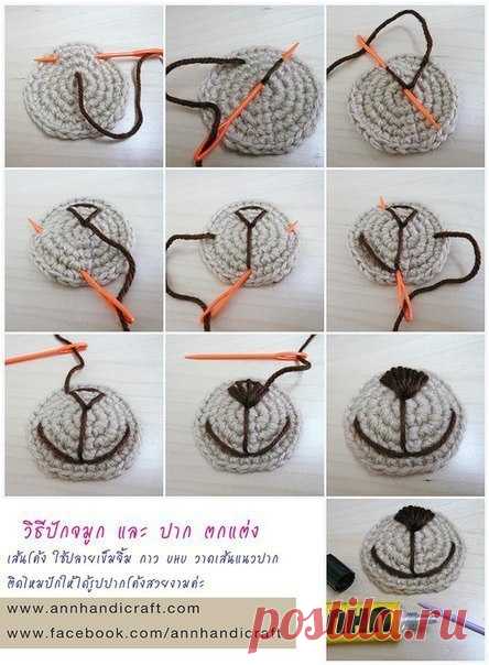 Учимся вышивать носики

#детали_игрушке@knit_toyss, #игрушки@knit_toyss

Вышивка носика игрушке