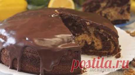 Пирог Зебра. Простой рецепт Очень Вкусного и Быстрого пирога!