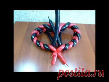 Сердце из воздушных шаров