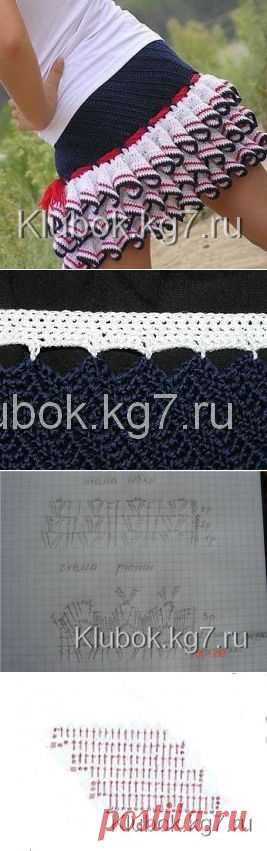 Вяжем юбочку для девочки