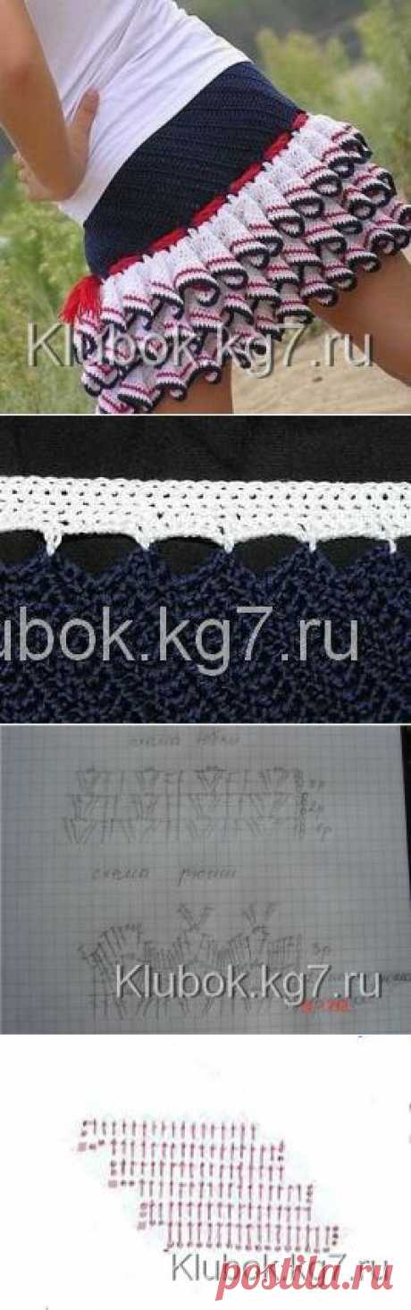 Вяжем юбочку для девочки