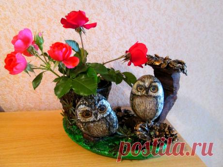 Мои совушки из камня