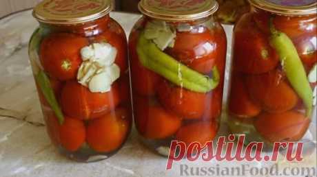 ✔  Острые маринованные помидоры с перцем и хреном (без стерилизации) 🍴
Маринованные помидоры с перцем и хреном для любителей остренького. Такие помидоры очень легко заготовить на зиму, т.к. они готовятся без стерилизации.
Продукты
На 1,5 литровую банку:
Помидоры - 1,3 кг
Перец острый - 1 шт.
Корень хрена - 15 г
Соль - 0,5 ст. ложки
Сахар - 1 ст. ложки
Уксус 9% - 1 ст. ложки
Как приготовить маринованные помидоры рецепт с пошаговыми фото - читайте здесь: ►►►  https://salaty-...