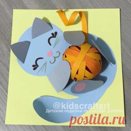 ​Котёнок с клубком