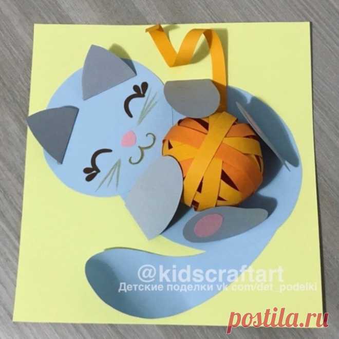 ​Котёнок с клубком