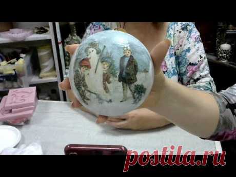 Новогодние винтажные игрушки. ч2 Вакула Галина