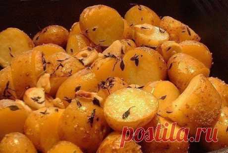 Картофель в пакете. Очень просто и очень вкусно !