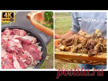 СЫРНЕ ПО-КАЗАХСКИ Готовим в Заповеднике ТОРАЙГЫР АСМР ☆ Выпуск #1 ☆ Кухня кочевников ☆ ENG SUB