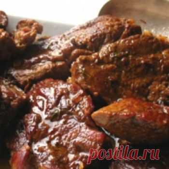 Тушеное мясо с вином | Много рецептов - пошаговые рецепты блюд с фото