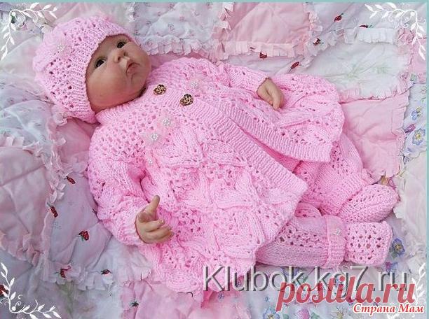 Жакет "Цветочная фантазия" для новорожденной девочки - Страна Мам