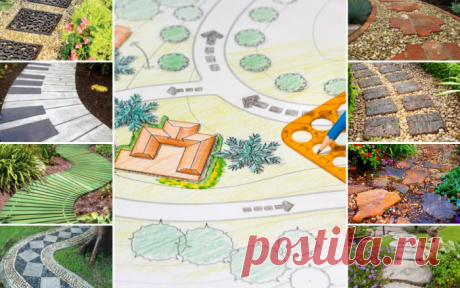 Садовые дорожки своими руками – как и из чего можно сделать