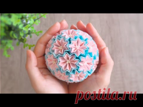Как сделать оригами кусудама "Венера" - How to Make Origami Kusudama Venus
