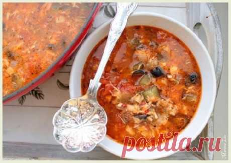 Вкусный обед из одного блюда… Рыбная солянка — Вкусные рецепты
