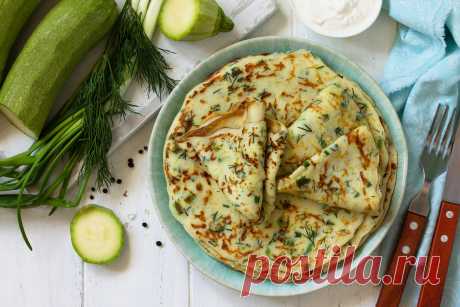 Кабачковые блины .