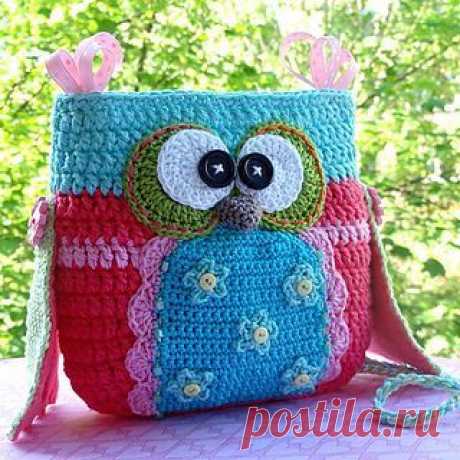 Owl purse pattern by Vendula Maderska