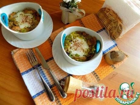 Индейка с яйцом, запечённые в духовке - кулинарный рецепт