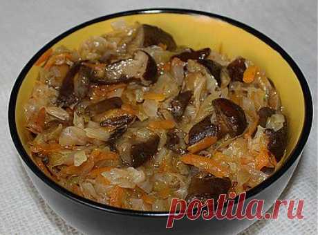 Капустная солянка с грибами | Банк кулинарных рецептов
