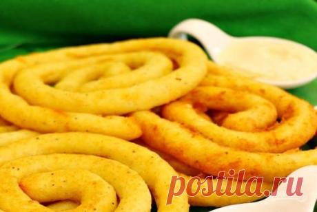 Спиральки из картофельного пюре - пошаговый рецепт с фото на Повар.ру