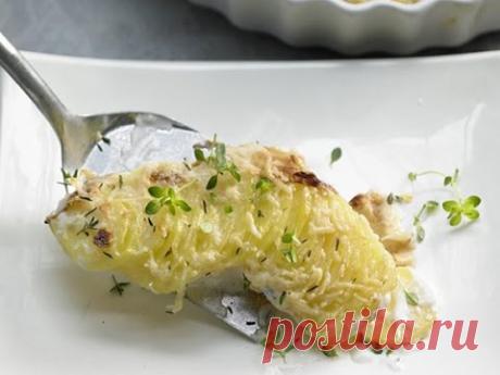 Картофельная запеканка с сыром в духовке