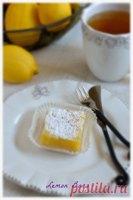 Lemon Bars. Лимонные квадратики. - Kitchen(N)elly