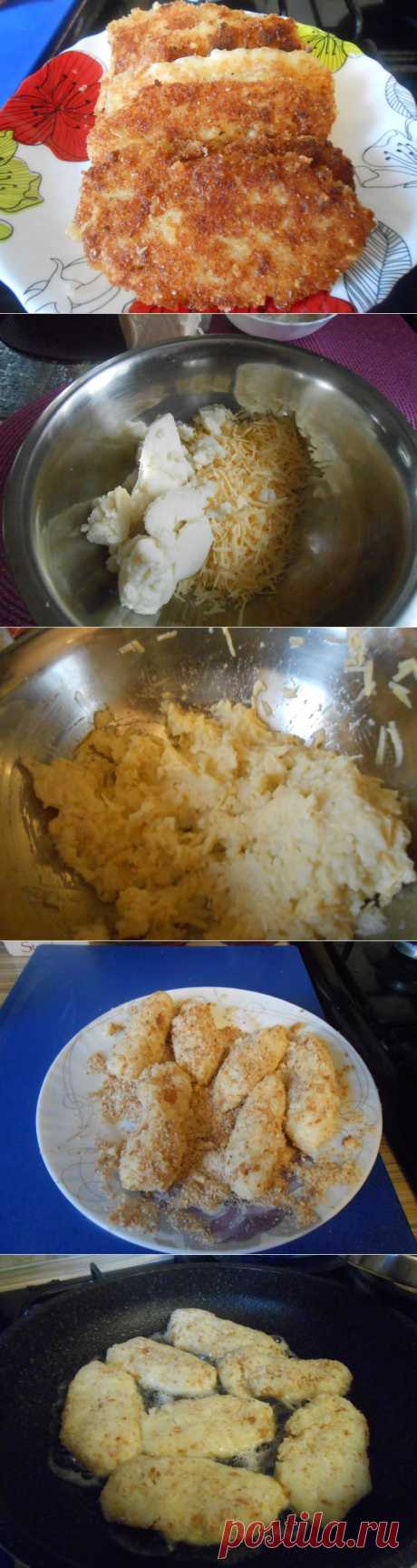 Картофельные котлеты с сыром