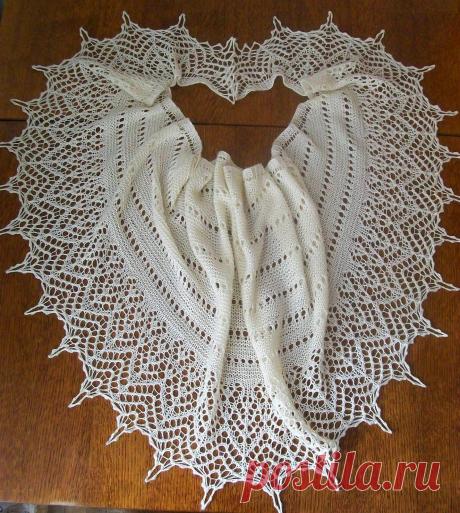 tru-knitting: Шаль. Не боимся сложностей.