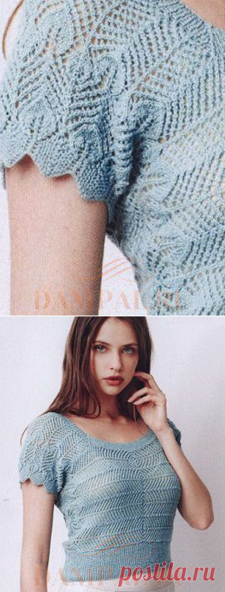 Ажурная кофточка для лета | DAMские PALьчики. ru