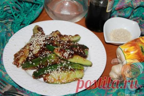Жареные огурцы по-корейски: самый вкусный рецепт с фото
