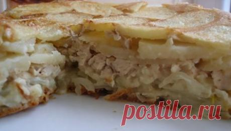 Простой сытный пирог на ужин - это потрясающе!