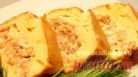 Рыбный пирог из теста на майонезе - Видеокулинария.рф - видео-рецепты Бабушки Эммы