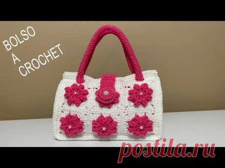 BOLSO O CARTERA A CROCHET PASO A PASO 🧶👜