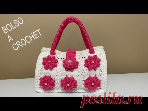 BOLSO O CARTERA A CROCHET PASO A PASO 🧶👜