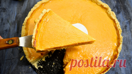 Американский Тыквенный пирог 🥧Я просто влюбилась Вв этот пирог, его вкус божественный. | Готовим с Екатериной Койдой | Яндекс Дзен