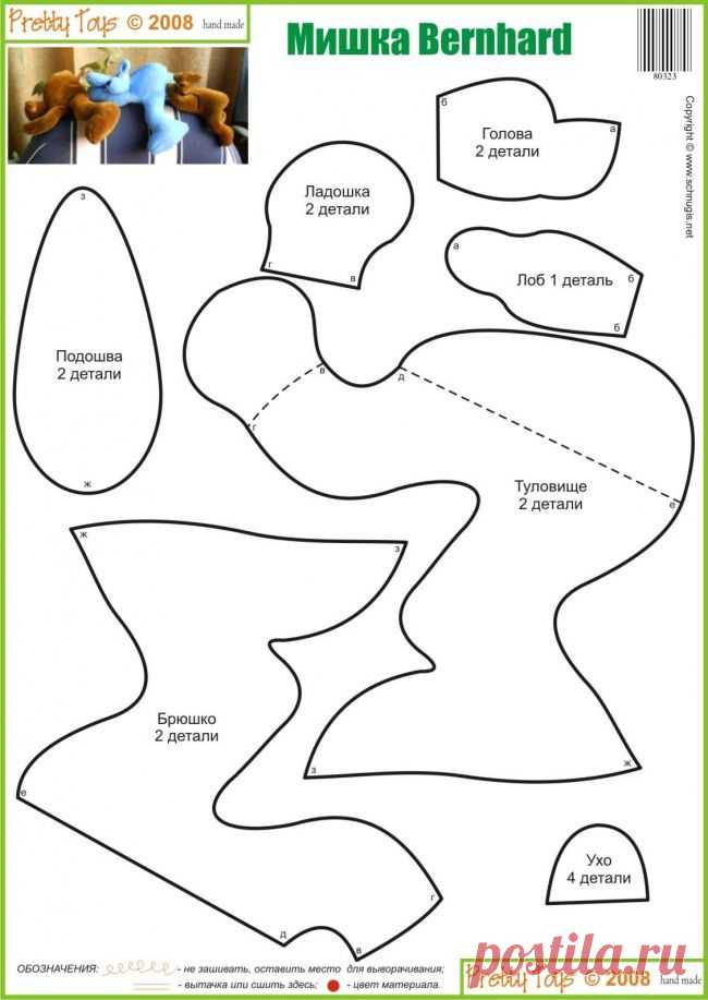 Разделы выкроек