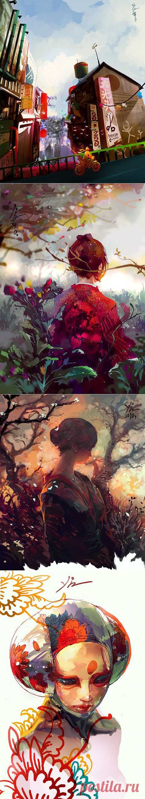 Qian Yi компьютерная живопись