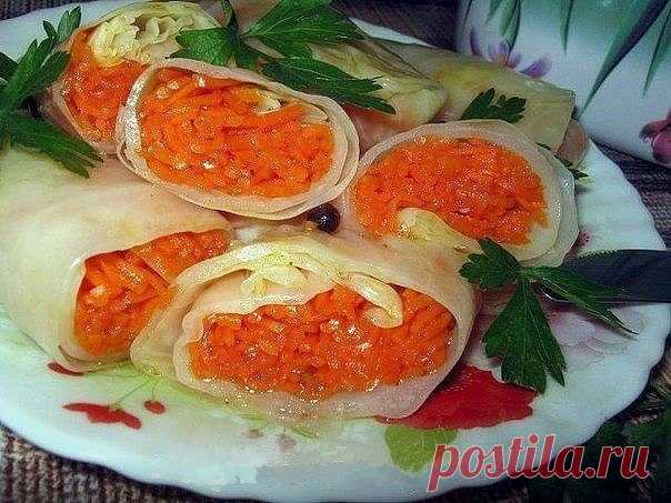 Замечательная оригинальная холодная закуска - закусочные голубцы Шикарно для праздничного стола!