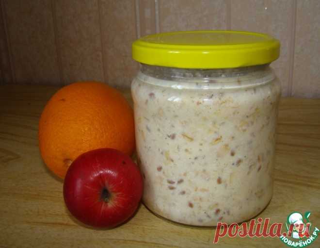 Ленивая овсянка в банке – кулинарный рецепт