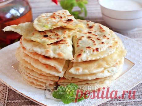 Кутабы с картофелем и сыром