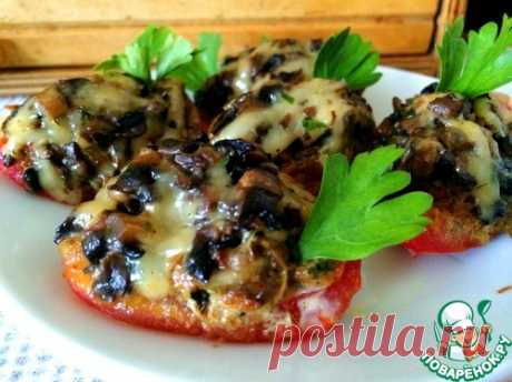 Запеченные дольки помидоров "Улётные" – кулинарный рецепт