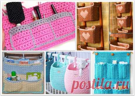Что можно связать из трикотажной пряжи: 10 идей для уюта в доме | Paradosik_Handmade | Яндекс Дзен