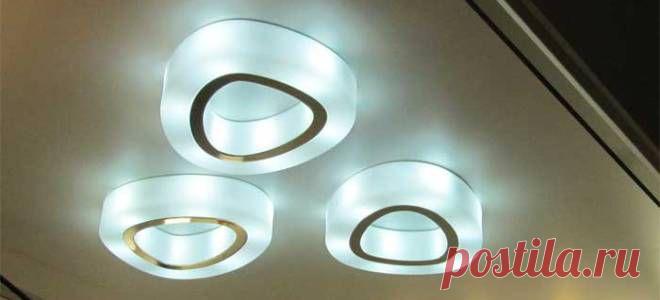 Люстры для низких потолков