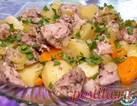 Свинина с овощами на пару – кулинарный рецепт