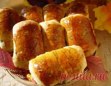 Чесночные булочки-роллы — Сад Заготовка