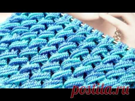 Knitting pattern ❤ Узор спицами ❤ strickmuster ❤ tricot ❤ how to knit ❤  tricô ❤  örgü deseni बुनना - YouTube