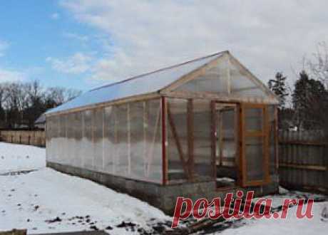 Теплица с деревянным каркасом | обустройство дома
