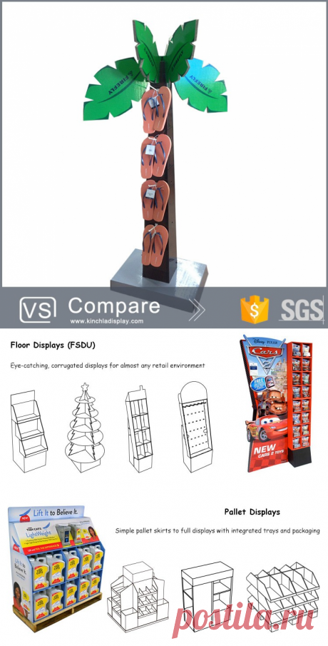 Four Sided Attractive 3d Cardboard Slipper Shoe Display Stand With Hooks - Buy Cardboard Slipper Display Stand,Four Sided Cardboard Display,Cardboard Hook Display For Shoe Product on Alibaba.com