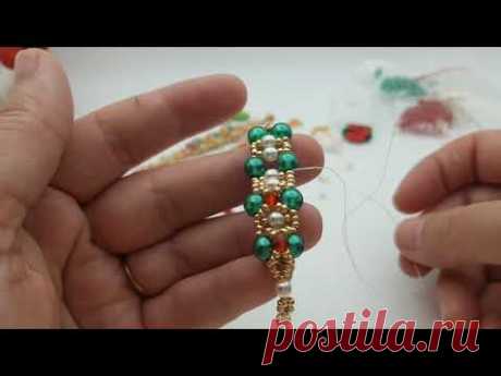 Diy video tutorial  ,,PEPPER MISTIX,, #bracciale #bracelet #natale #pulsera🥰🥰🥰