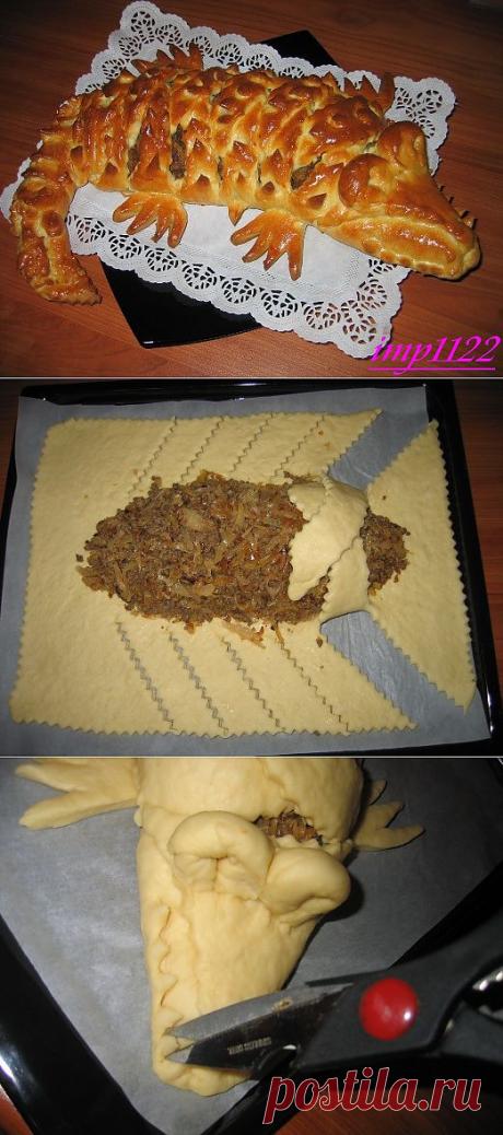 Мясной пирог "Крокодил" :: NoNaMe